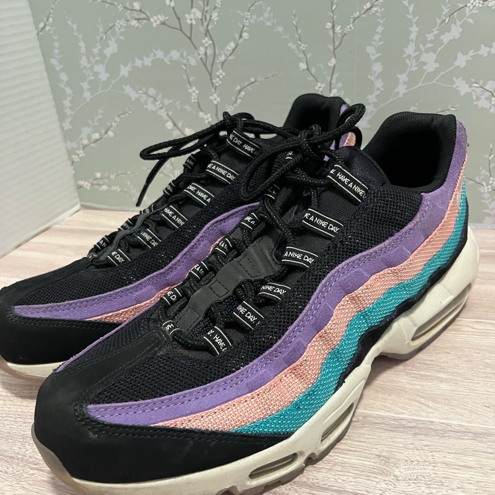 Nike Air Max 95 ND 'Have a Nike Day' Sneakers Black/White/Hyper Jade
